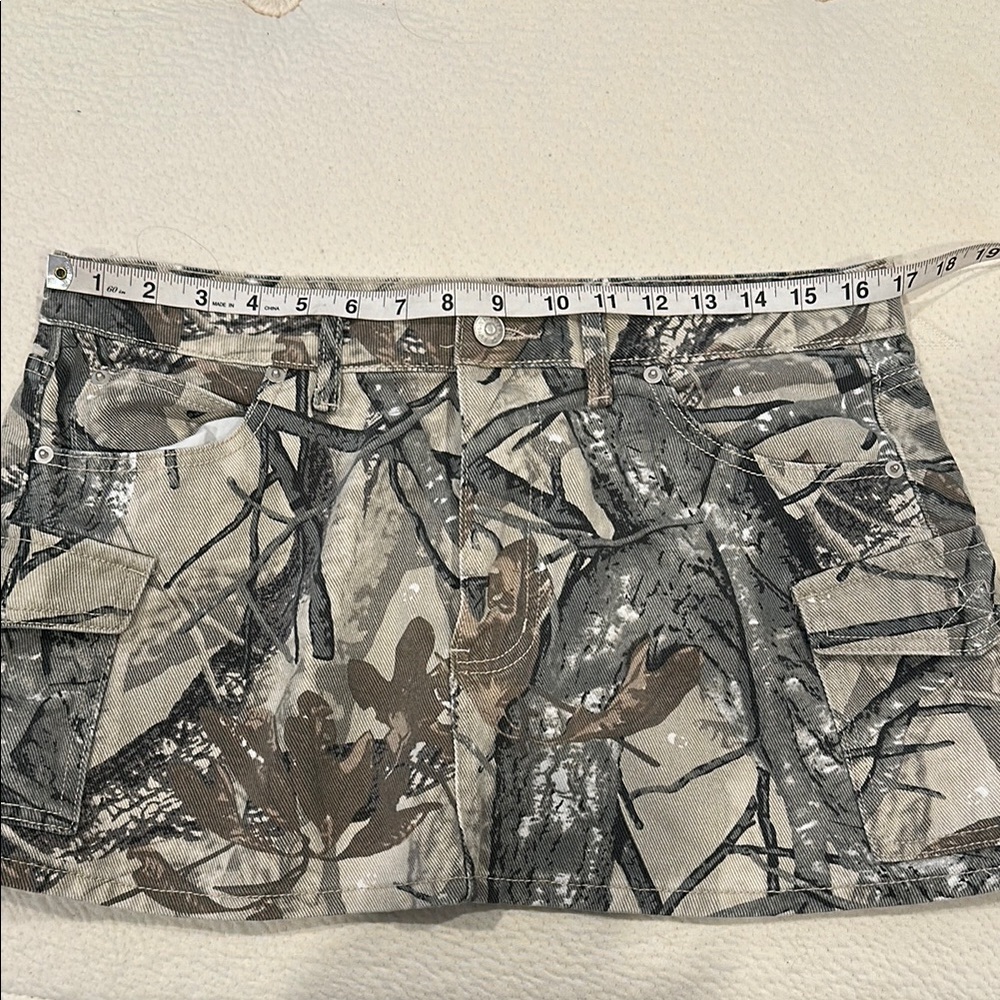 Camo Mini Skirt